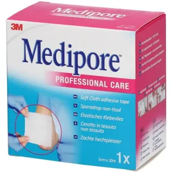 Medipore Wundpflaster weiß, nicht gewebt, 3M - eine Rolle