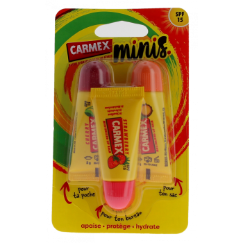 Minis Lippenbalsam Carmex - 3 Tuben à 5 g