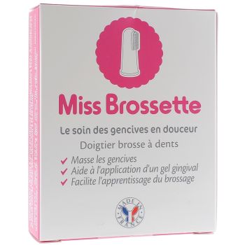 Miss Brossette Fingerzahnbürste Machouyou - Schachtel mit 1 Zahnbürste
