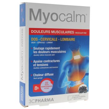 Myocalm Muskelbeschwerden 3C Pharma - Packung mit 4 Pflastern
