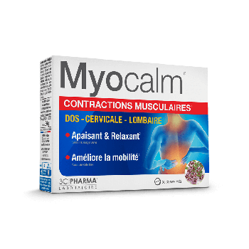 Myocalm Muskelkontraktionen 3C Pharma - Packung mit 30 Tabletten