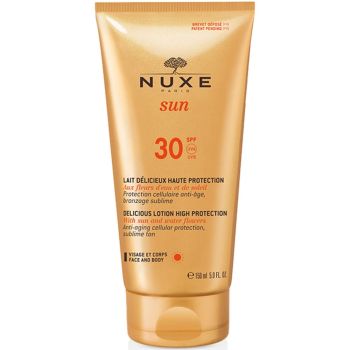 Leckere Gesichtscreme mit hohem Schutz SPF 30 Nuxe sun - Tube mit 50 ml