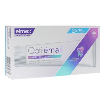 Opti-Email Zahnpasta mit hoher Widerstandsfähigkeit Elmex - 2er-Pack mit 75 ml Tuben