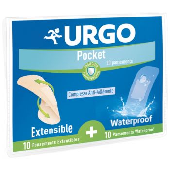 Urgo Pocket nicht haftende Verbände - 20 Verbände