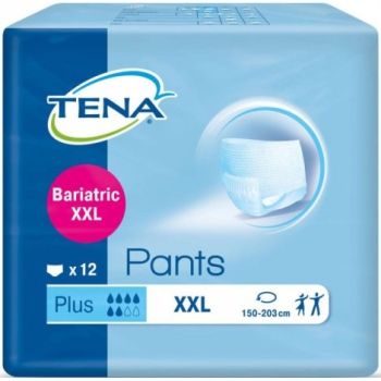 Hosen Bariatrisch Plus Größe XXL Tena - Packung mit 12 Schutzvorrichtungen