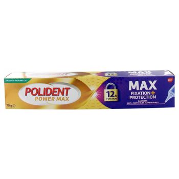 Polident Haftcreme Power Max Fixierung + Schutz - Tube mit 70g