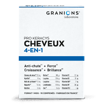 Pro Keracys Haare 4in1 Granions - Packung mit 90 Tabletten