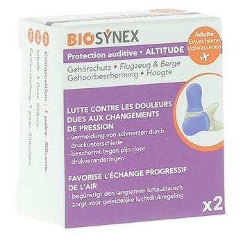 Hörschutz Höhenlage Erwachsene Biosynex - Schachtel mit einem Paar