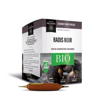Schwarzer Rettich Bio Dayang - Box mit 20 Ampullen
