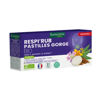 Respi'Rub Halspastillen Santarome - Schachtel mit 21 Pastillen