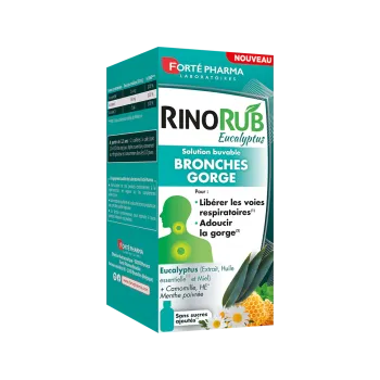 RinoRub Eukalyptus Bronchien Forté Pharma - Flasche von 200ml