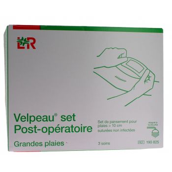 Set von Pflastern für große Wunden > bis 10 cm (3 Behandlungen) Velpeau Lohmann & Rauscher