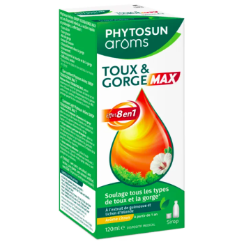 Hustensaft & Hals Max Phytosun Aroms - Flasche mit 120ml