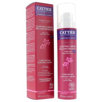 Schlafcreme beruhigender weicher Kokon Cattier - Pumpflasche mit 50 ml