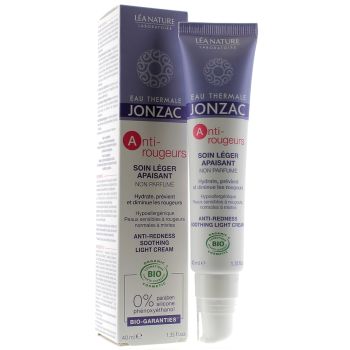 Leichte, beruhigende Anti-Rötungen Pflege ohne Duft Jonzac - 40 ml Tube