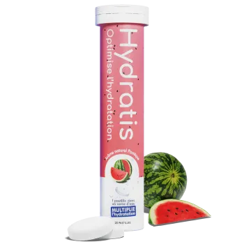 Wassermelonen-Geschmack Hydratis - Tube mit 20 Brausetabletten