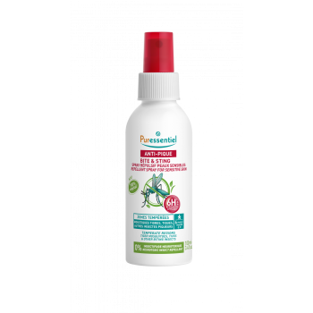 Puressentiel - Insektenschutzspray für empfindliche Haut - 100ml Flasche