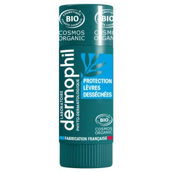 Lippenbalsam Schutz für trockene Lippen bio Dermophil Indien - Stick mit 4 g