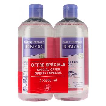 Mizellenwasser Anti-Aging Eau Thermale Jonzac - 2er-Pack mit 500ml Flaschen