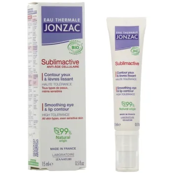 Sublimactive Augen-Lippen-Kontur glättend Thermalwasser Jonzac - Pumpflasche mit 15 ml