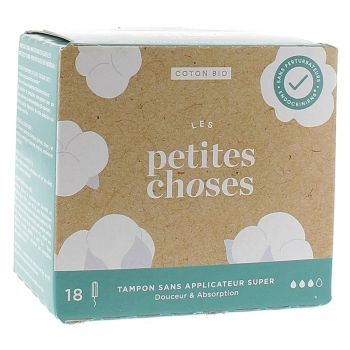 Super Tampons ohne Applikator Les Petites Choses - Box mit 18 Tampons