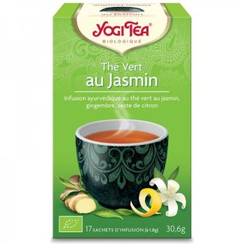 Bio Jasmin Grüntee Yogi Tea - 17 Teebeutel Box