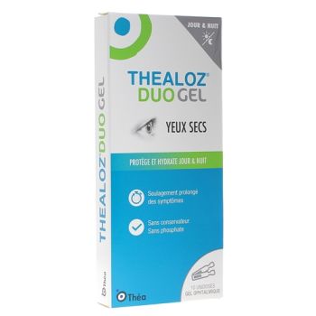 Thealoz duo Gel für trockene Augen Théa - Packung mit 10 Einzeldosen