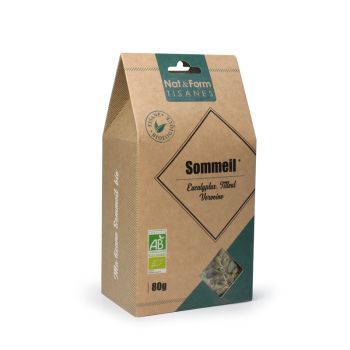 Kräutertee Schlaf Eukalyptus Lindenverbene Nat & Form - Beutel mit 80 g