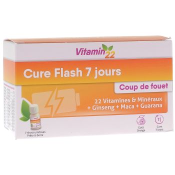 Vitamin 22 Blitzkur 7 Tage Ineldea - Schachtel mit 7 Einzeldosen zu 30 ml