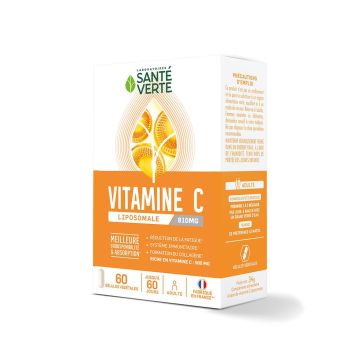 Liposomales Vitamin C Gesundheit Grün - 60 Kapseln Box