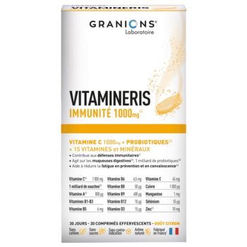 Vitamineris Immunität 1000 mg Granions - Packung mit 30 Brausetabletten