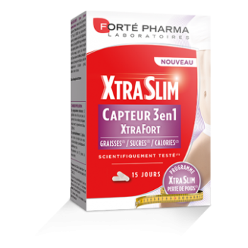 XtraSlim 3-in-1 Sensor XtraFort Forté Pharma - Packung mit 60 Kapseln