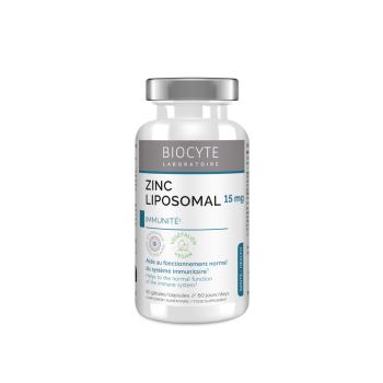 Zink liposomal Biocyte - Flasche mit 60 mikroverkapselten Kapseln
