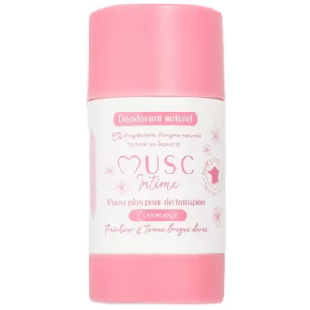 Natürlicher Deodorant mit Sakura l'innocente Musc Intime - Roll-on von 50g