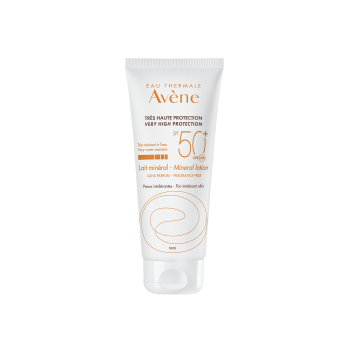 Sonnenschutz-Mineralmilch sehr hoher Schutzfaktor SPF 50+ Avène - Tube mit 100 ml