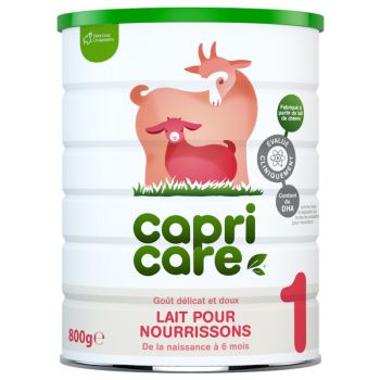 Säuglingsmilch 1 von 0 bis 6 Monaten Capricare - Dose mit 800 g