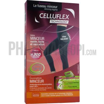 Schlankheitsgürtel schwarz Celluflex-Technologie - 1 Gürtel