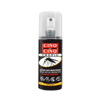 Tropen-Mückenabwehr Lotion Fünf von fünf - Spray mit 100 ml