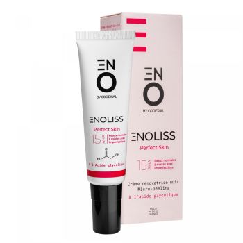 Enoliss Perfect Skin 15 AHA Nacht-Renovierungsemulsion Mikro-Peeling ENO Laboratoire Codexial - 30 ml Tube