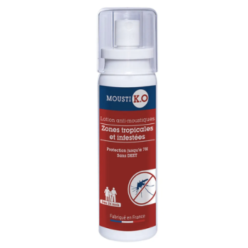 Mousti K.O Mückenabwehrlotion Grüne Marke - Flasche mit 100 ml