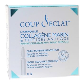 Marine Kollagen & Anti-Aging Peptide Strahlende Haut - Box mit 12 Ampullen