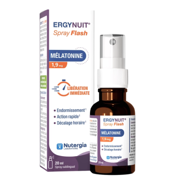 Ergynuit Melatonin 1,9mg Flash-Spray Nutergia - Spray von 20ml
