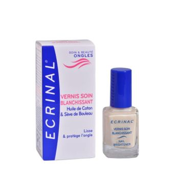 Ecrinal Whitening Care Nail Polish - 10 ml bottle