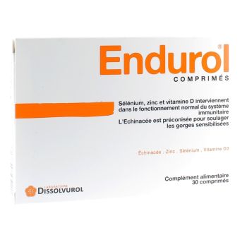 Endurol Vitamin D3 - Packung mit 30 Tabletten