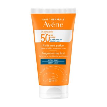 Duftfreies Sonnenfluid SPF 50+ Avène - Flasche mit 50 ml