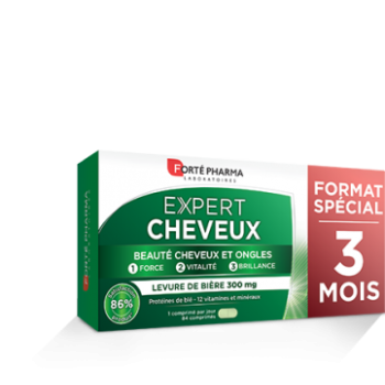 Experte Haare Forté pharma - Packung mit 84 Tabletten