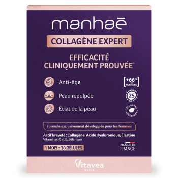 Manhaé Kollagen Experte Vitavea - Packung mit 30 Kapseln