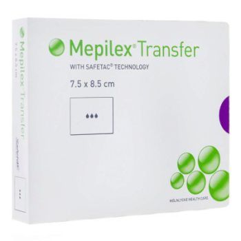 Mepilex Transfer Hydrocellularverband 7,5 x 8,5 cm - 10 Verbände