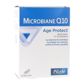 Microbiane Q10 Alterschutz Pileje - Packung mit 30 Kapseln