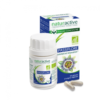 Bio Passionsblume Naturactive - Packung mit 60 Kapseln